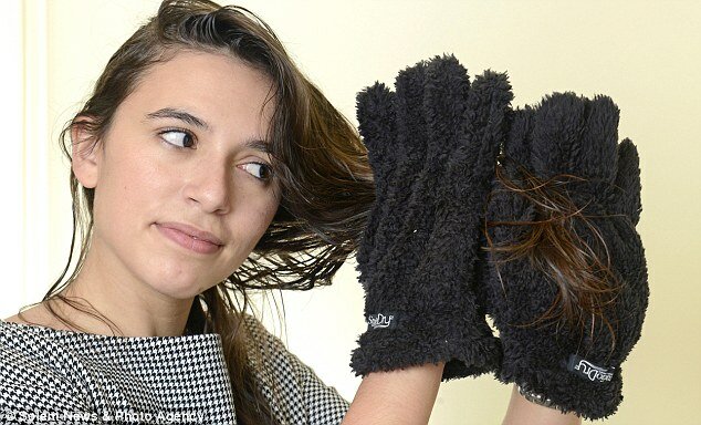 перчатки для сушки волос